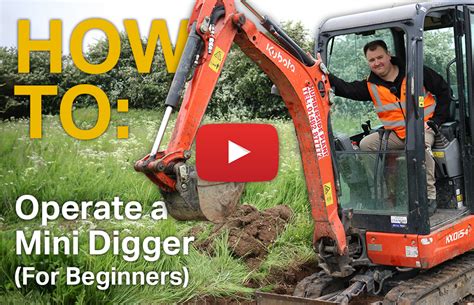 learn to drive a mini digger|how to operate mini excavator.